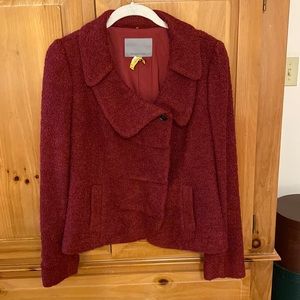 Classiques Entier wine colored blazer